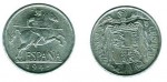 Moneda 5 CNTIMOS 1945, con calidad MBC