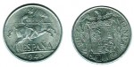 Moneda 10 CNTIMOS 1945, con calidad MBC