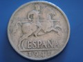 Moneda 10 CNTIMOS 1941, gastada