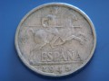 Moneda 10 CNTIMOS 1945, gastada