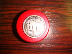 Moneda de 1 ECU de 1992, PLATA, con calidad SC
