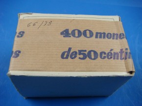 Caja 400 monedas 50 CNTIMOS 1966 estrella 73, con calidad SC