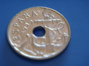 Moneda 50 CNTIMOS 1949 estrella 53, con calidad MBC