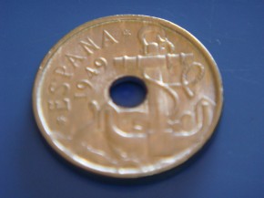 Moneda 50 CNTIMOS 1949 estrella 54, con calidad MBC