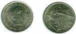 Moneda 5 PESETAS 1957 estrella 72, Franco, con calidad SC