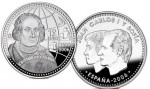 Moneda de PLATA de 12 EUROS de 2006, Juan Carlos I y Sofia, SC