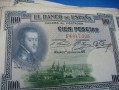 Billete 100 PESETAS - 1 de julio de 1925, Felipe II (F), en calidad EBC