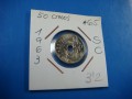 Moneda 50 CÉNTIMOS 1963 estrella 65, con calidad SC