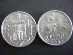 Moneda 10 CÉNTIMOS 1941, con calidad SC