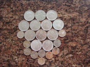 Bolsa 22 monedas 50 PESETAS Franco, Rey Juan Carlos I y Modernas, todas de diferentes años! en calidad MBC. Las hay Sin Circular