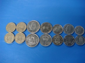 Bolsa Año Completo 1982 (6 valores, 7 monedas), Rey Juan Carlos I, SC