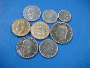 Bolsa Año Completo 1984 (7 valores, 8 monedas), Rey Juan Carlos I, SC