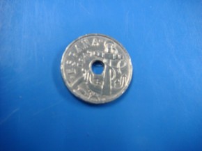 Moneda 50 CÉNTIMOS 1949 estrella 53, con calidad EBC