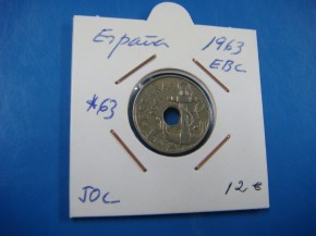 Moneda 50 CNTIMOS 1963 estrella 63, con calidad EBC